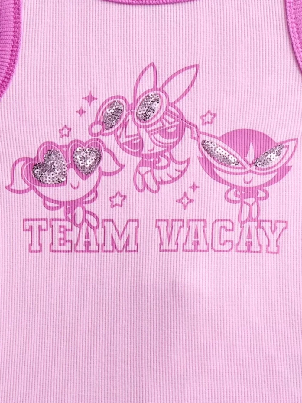 The Powerpuff Girls Graphic Tank Top and Matching Shorts Set, 2-Piece L 10/12